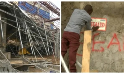 Oyo Seals Unsafe Re-Constructing Building In Ibadan