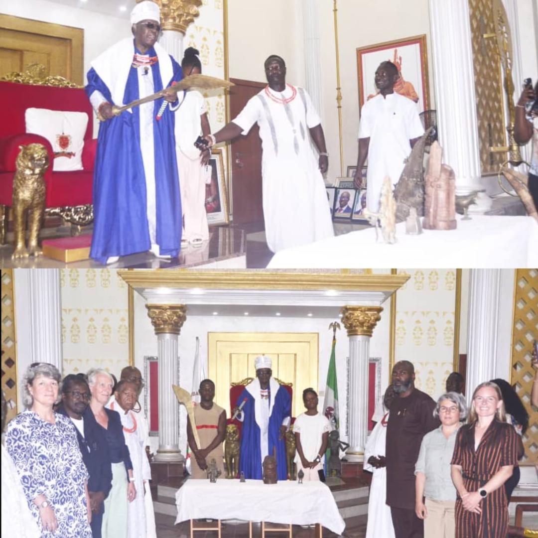 Oba Ewuare II Receives 119 Repatriated Benin Bronzes