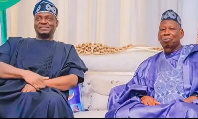 APC chairman Nentawe Yilwatda and Ganduje