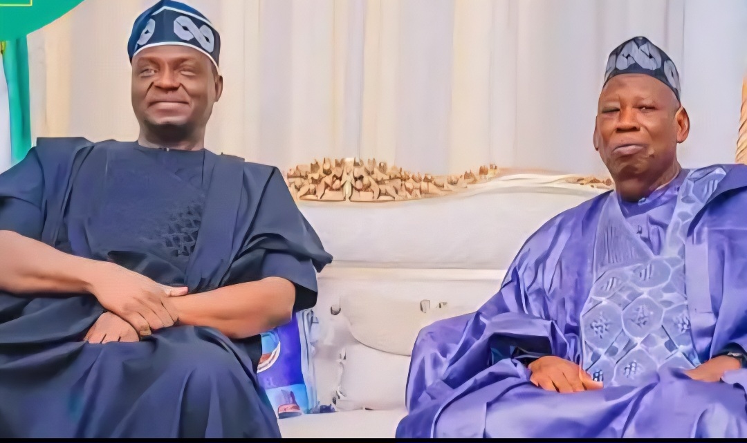 APC chairman Nentawe Yilwatda and Ganduje